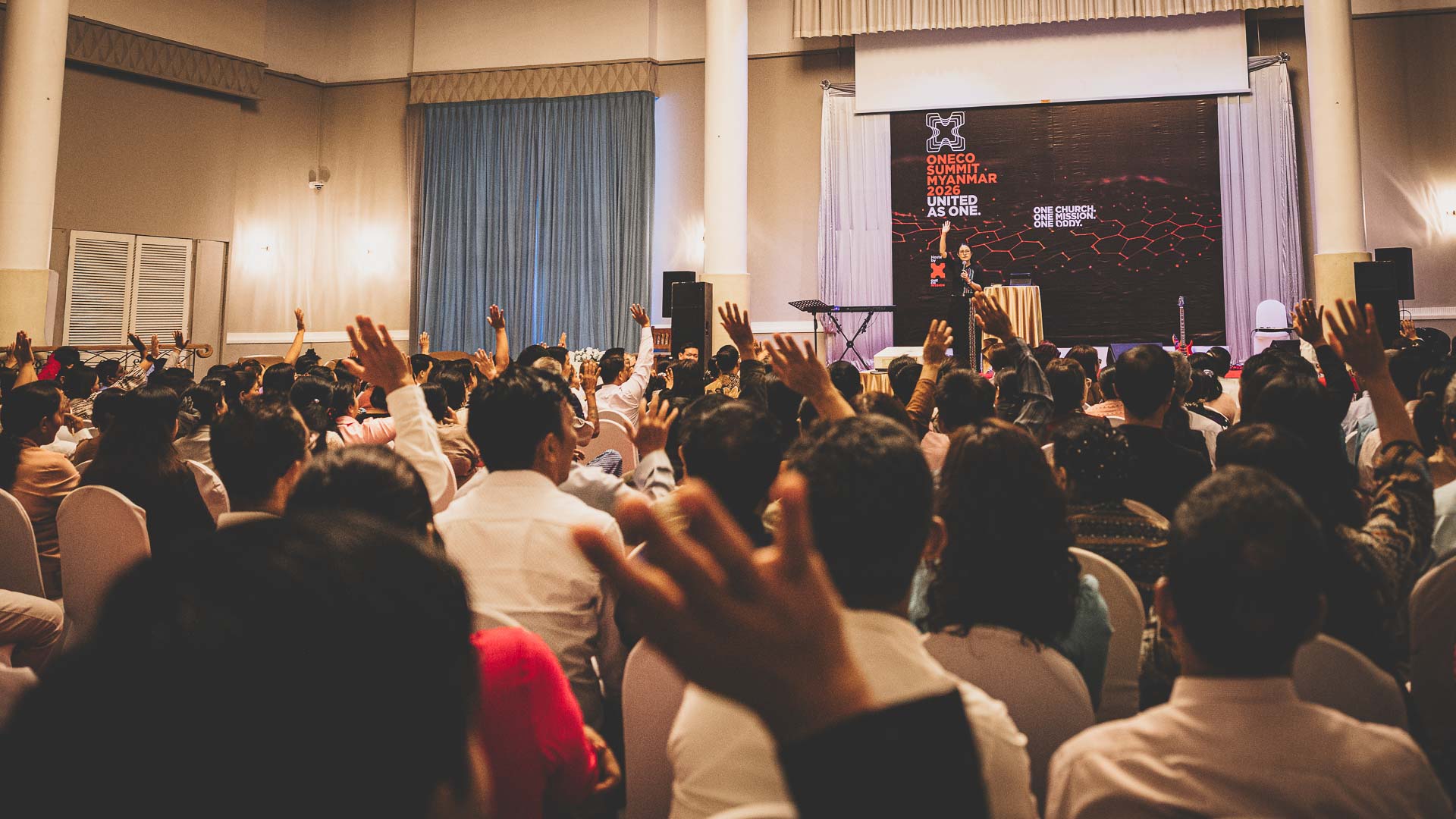 Local church leaders gathered at the Myanmar Leadership Summit.