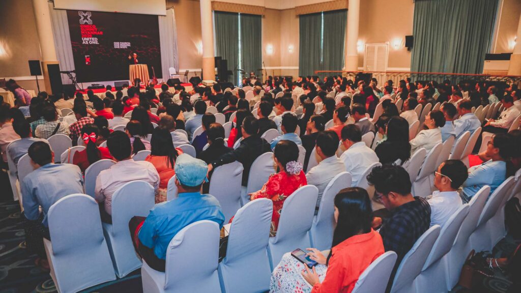 Pastors and Christian leaders gathered for a OneCo Summit in Myanmar.